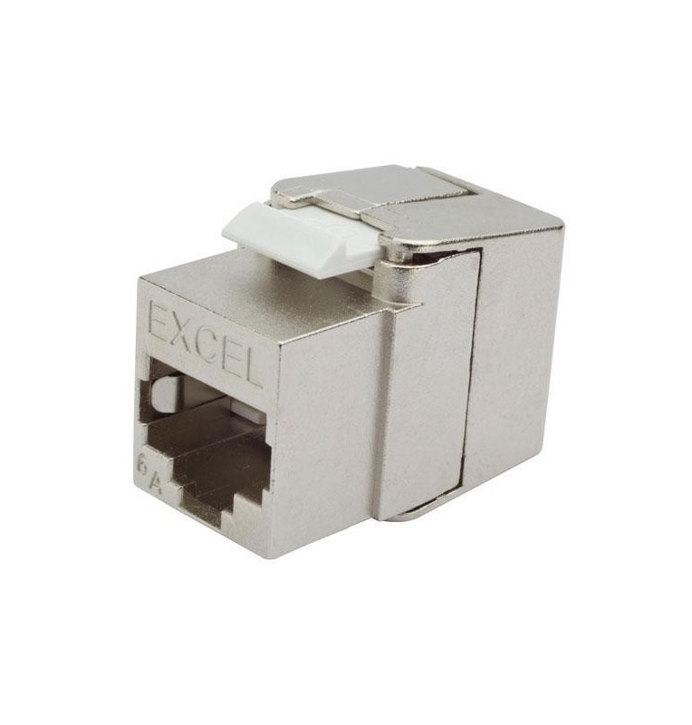 Toma hembra RJ45 STP apantallada Categoria 6A perfil bajo tooless.Excel. EXC100-181