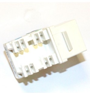 Toma hembra RJ45 UTP Categoria 6 blanca Excel