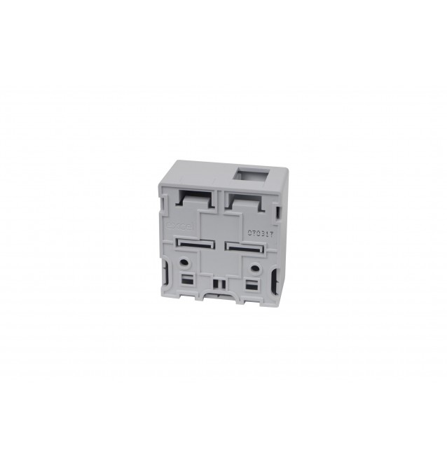 Roseta de superficie para 1 o 2 conectores RJ45 Keystone