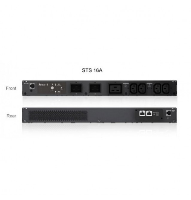 Delta STS 1UA 16A, Output 4xC13, 1xC19, Input 2xC20