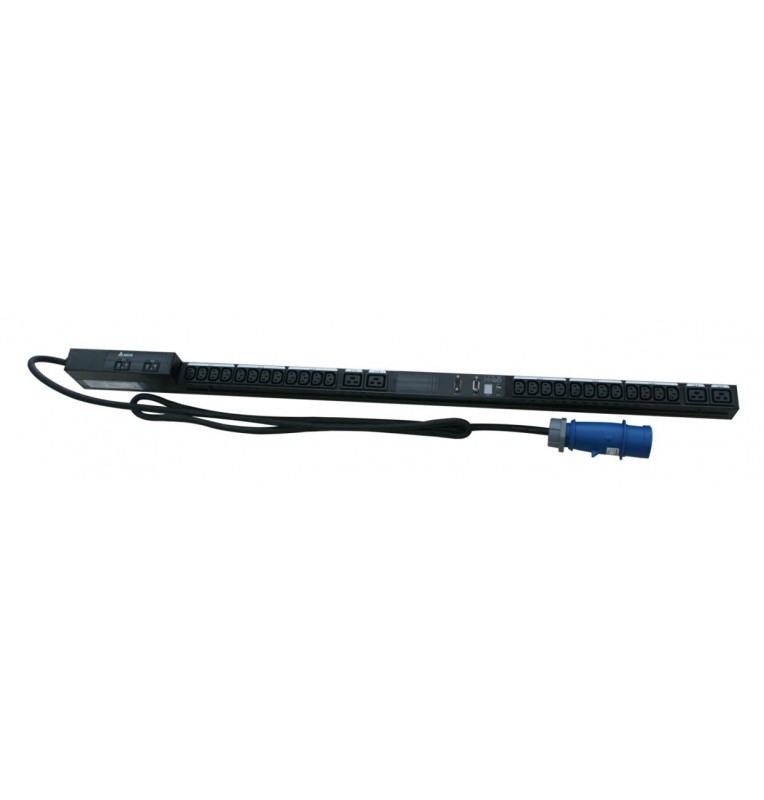 Regleta PDU Inteligente 32A, 1 fase, 24xC13, 4xC19. Input IEC309 Delta