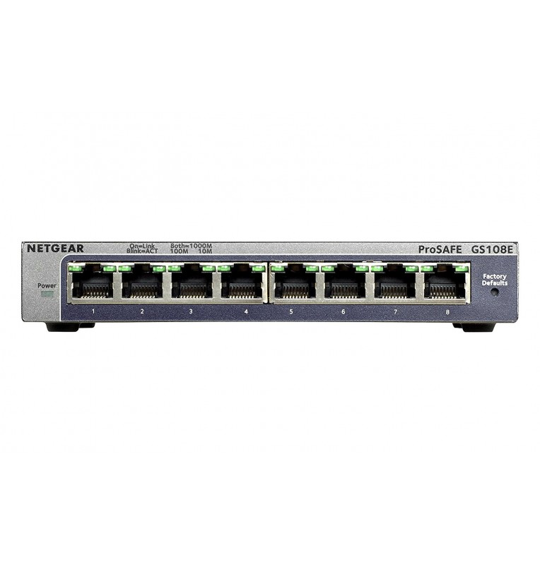 Switch 8 puertos Gigabit Web Managed Netgear Switch 8 puertos Gigabit Web Managed Netgear