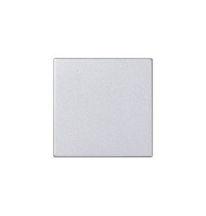 Placa ciega individual Simón 500 blanca