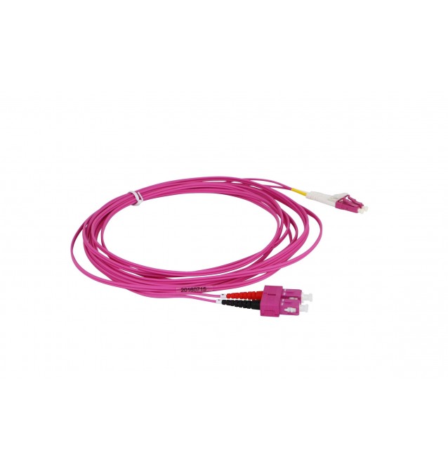 Latiguillo fibra óptica multimodo OM4 dúplex LC/SC