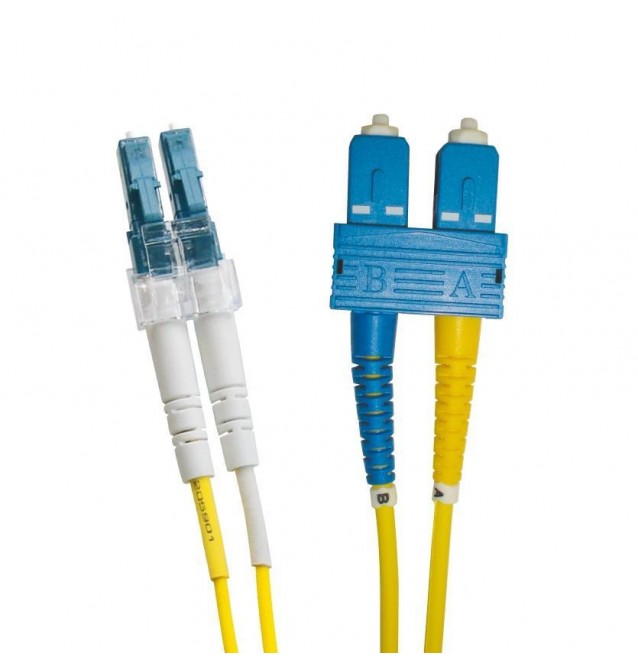 Latiguillo de fibra óptica LC/PC-SC/PC Dúplex Monomodo OS2 09/125