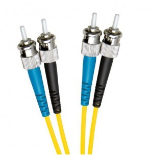 Cable fibra óptica exterior multimodo. Armadura metálica CST, cubierta LSZH  color Azul