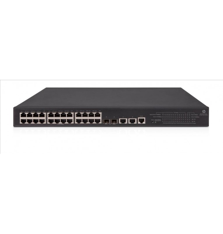 HPE 1950 24G 2SFP+ 2XGT PoE+ 370W Switch HPE 1950 24G 2SFP+ 2XGT PoE+ 370W Switch