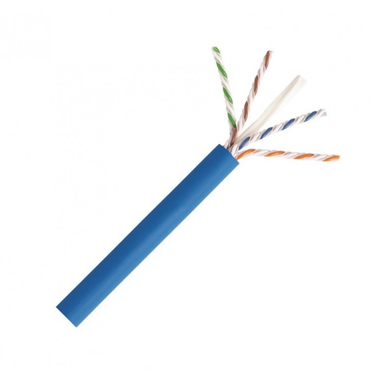 Cable Cat6A UTP 4 pares LSZH color Azul CPR Dca en caja 305 mts. Commscope Cable Cat6A UTP 4 pares LSZH color Azul CPR Dca en caja 305 mts. Commscope
