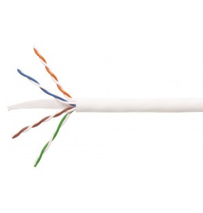 Cable Cat.6 4 pares UTP LSZH color blanco CPR Cca ( caja 305 mts ) Commscope/AMP