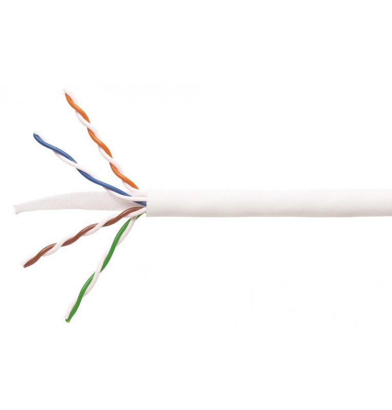 Cable Cat.6 4 pares UTP LSZH color blanco CPR Cca ( caja 305 mts ) Commscope/AMP