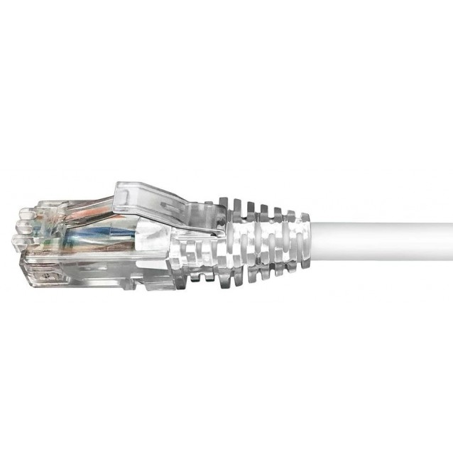 Latiguillo Cat6 UTP LSZH blanco. Commscope/AMP