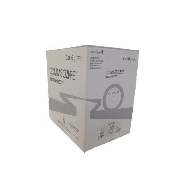 Cable Cat.6 UTP LSZH color blanco CPR Dca (embalaje caja 305 mts)  Commscope/AMP