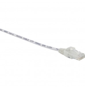 Mini Patch Lead UTP Cat.6 AWG28 Color Blanco