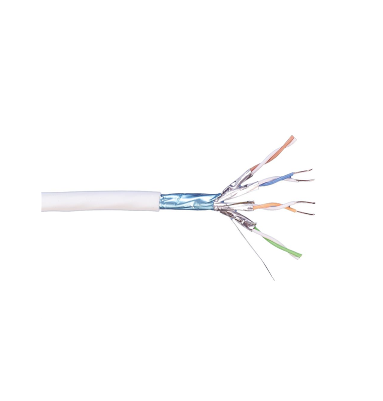 Bobina de cable Cat7 F/FTP LSZH 600Mhz color blanco ( 500 mts ) CPR Cca Commscope/AMP Bobina de cable Cat7 F/FTP LSZH 600Mhz color blanco ( 500 mts ) CPR Cca Commscope/AMP