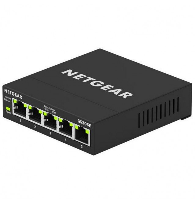 Switch 8 puertos Gigabit PoE & 2 puertos SFP Web Managed Netgear