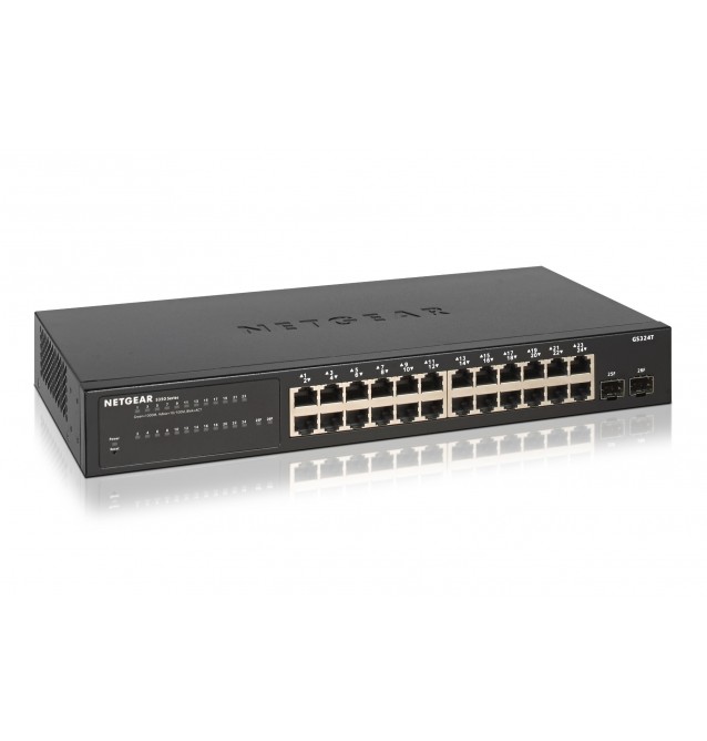 Switch 8 puertos Gigabit PoE & 2 puertos SFP Web Managed Netgear