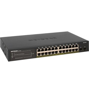 Switch 8 puertos Gigabit PoE & 2 puertos SFP Web Managed Netgear