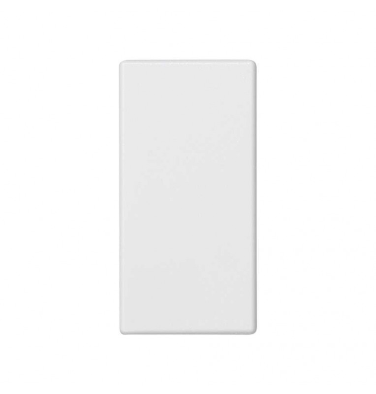 Placa K45 ciega 1-2 mecanísmo blanca