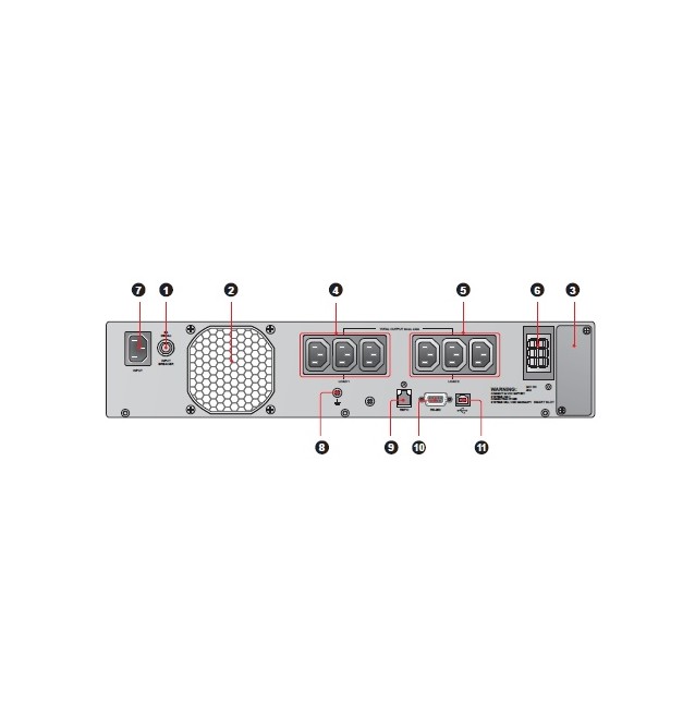 SAI-UPS AMPLON RT 1KVA