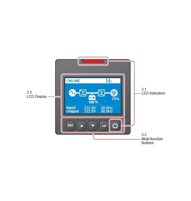 SAI-UPS AMPLON RT 6KVA