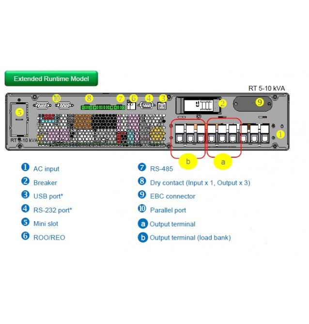 SAI-UPS AMPLON RT 6KVA