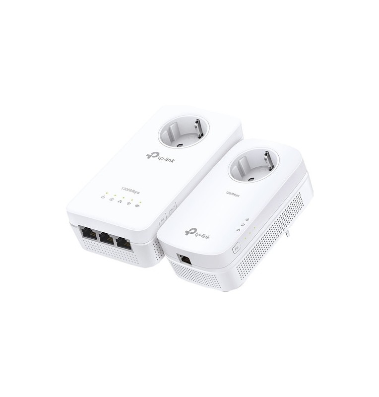 KIT Powerline Repetidor Wi-Fi AC Gigabit AV1300 con enchufe incorporado