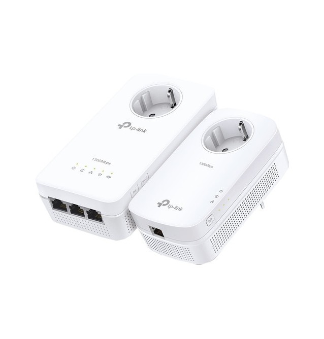 KIT Powerline Repetidor Wi-Fi AC Gigabit AV1300 con enchufe incorporado