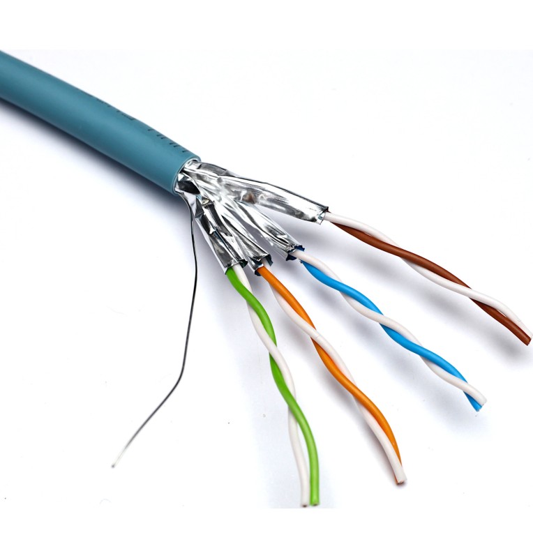 Bobina cable U/FTP Cat.6A LSZH Color Azul CPR B2ca ( 500 mts ) Excel: 190-191