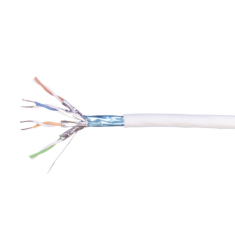 Bobina cable Cat.6A F/FTP CS44Z3 LSZH color blanco CPR Dca (500 mts) Commscope: 884041954/16