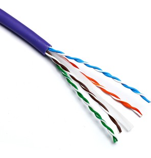 Cable Cat.6 UTP LSZH color blanco CPR Dca (embalaje caja 305 mts)  Excel