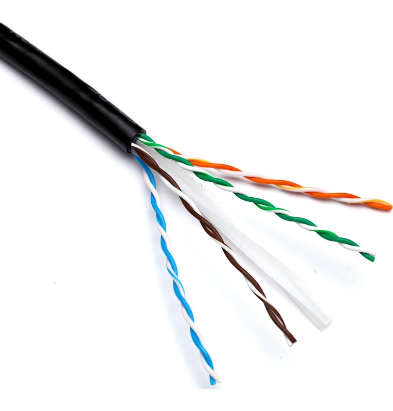 Caja cable UTP Cat.6 PE Exterior Color negro CPR Fca (305 mts) Excel: 100-100