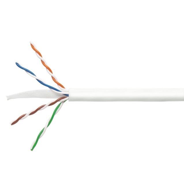 Cable Cat.6 UTP LSZH color blanco CPR Dca (embalaje caja 305 mts)  Commscope/AMP