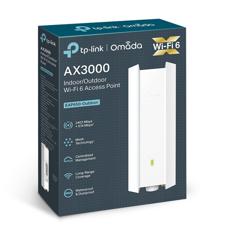 Punto De Acceso Tp-Link Para Exterior Wifi AX1800