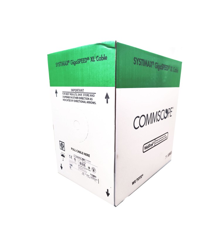 Caja de cable Categoría 6 UTP SYSTIMAX GigaSPEED XL® 3071 ETL Verified, AWG23, CPR Dca, (305 Mts) : 700216450