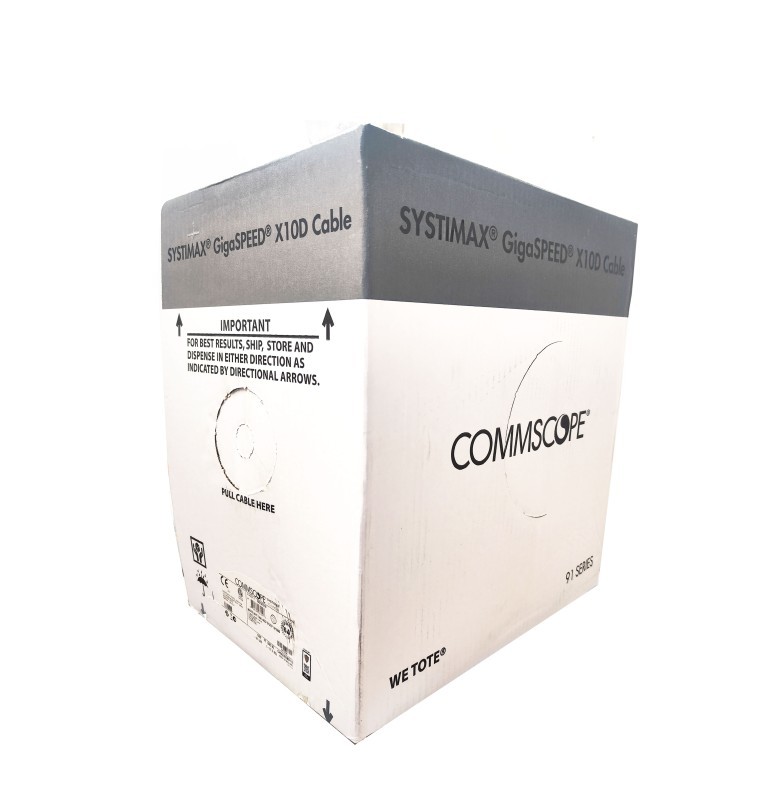 Caja de cable Categoría 6A UTP SYSTIMAX® GigaSPEED X10D® 3091B-C ETL Verified, (305 Mts) Color Blanco CPR: Cca Ref : 760240843