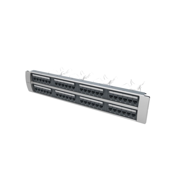 Panel de parcheo SYSTIMAX 360™ GigaSPEED X10D® 1100GS6 Evolve, Categoría 6A UTP, 2U, 48 puertos. Ref : 760152595