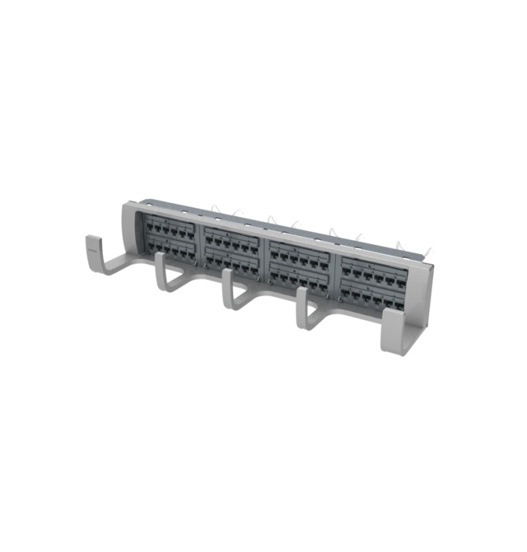 Panel de parcheo SYSTIMAX 360™ GigaSPEED X10D® PATCHMAX® GS6 Patch Panel, 2U, 48 puertos, Categoría 6A UTP Ref : 760128207