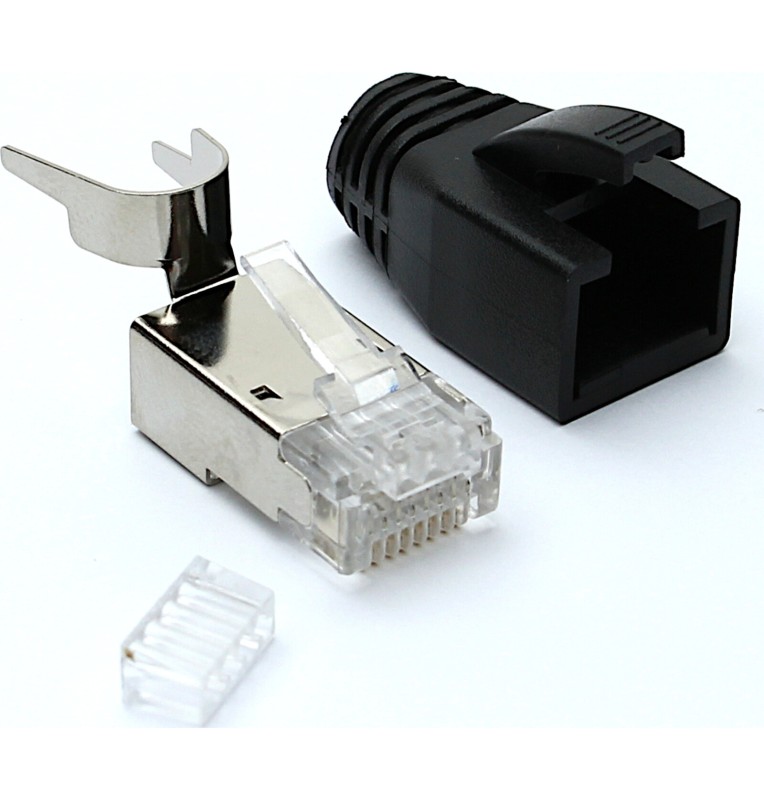 Pack de 100 conectores macho RJ45 Cat.6A UTP/FTP Excel