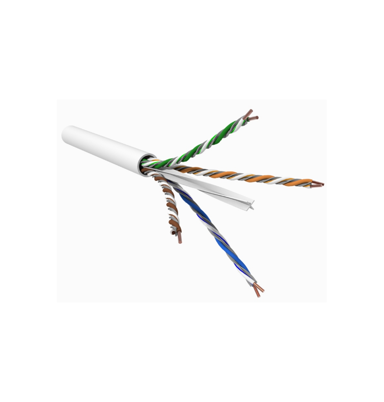 Bobina cable GigaREACH 3073A-B Cat.6 U/UTP AWG 21 "Extended Distance" White CPR B2ca (305 mts) Commscope