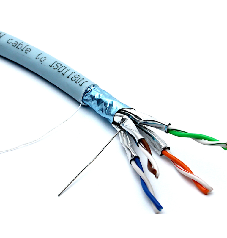 Bobina cable F/FTP Cat.6A LSZH Color Azul CPR B2ca ( 500 mts ) Excel: 190-996