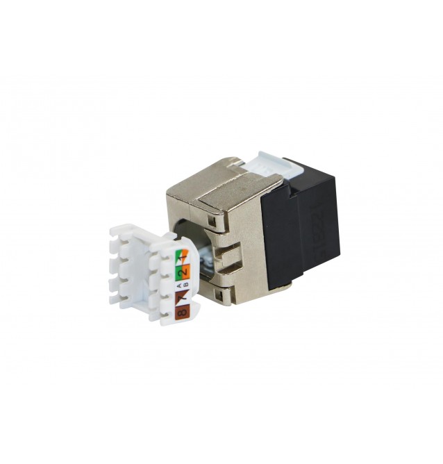 Toma hembra RJ45 UTP Categoria 6A perfil bajo tooless Excel