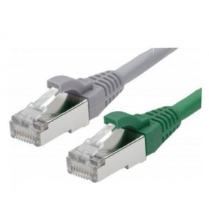 Latiguillo Cat6A F/FTP LSZH Gris de 1 metro  Excel