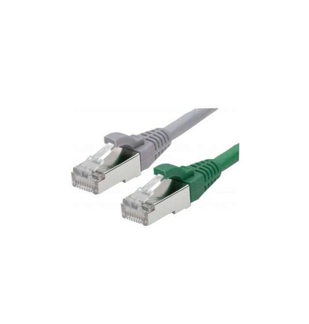 Latiguillo Cat6A F/FTP LSZH Gris de 1 metro  Excel